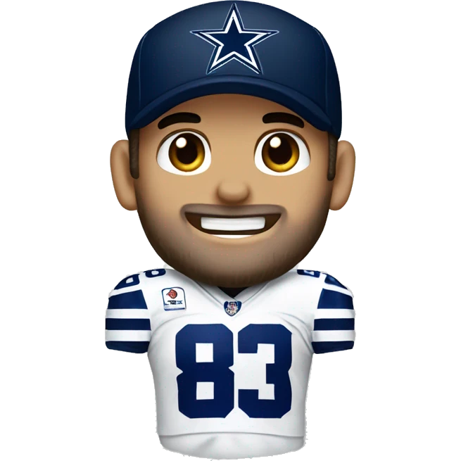 tony romo in dallas cowboys uniform  emoji