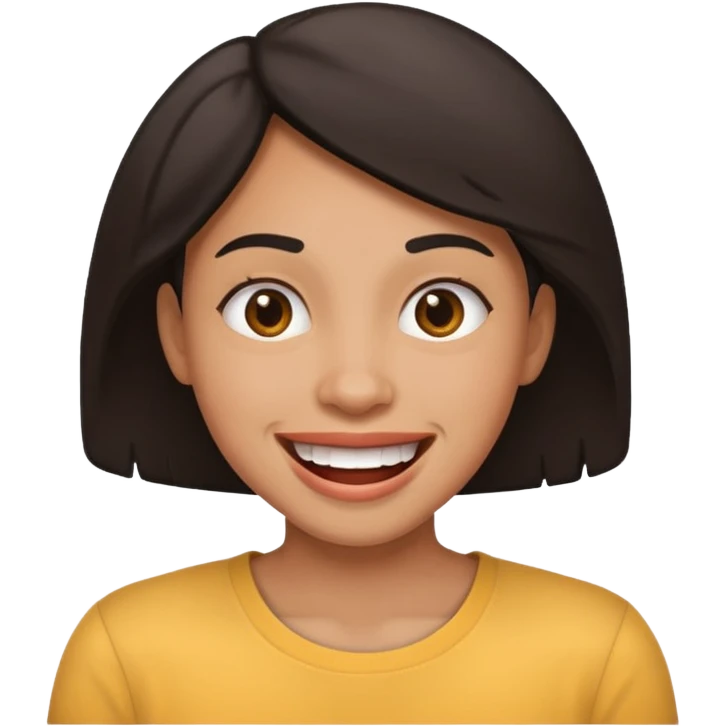 Smiley face mixed 🤗+😬 emoji