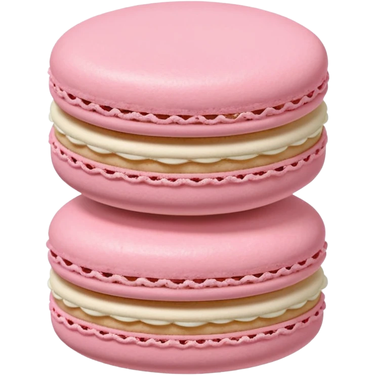 Light pink macarons emoji