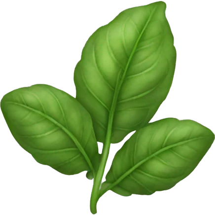basil leaves emoji