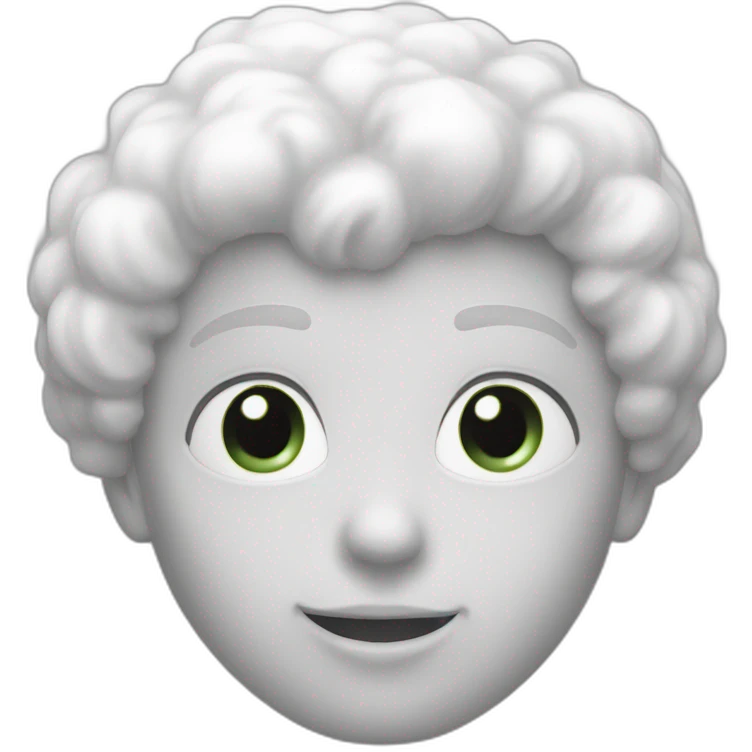 Coeur couleur blanc emoji