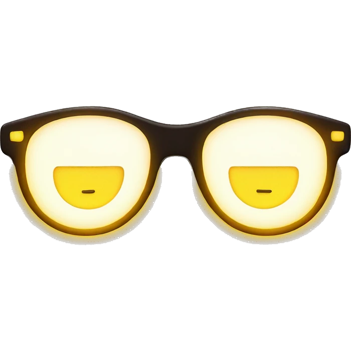 Light up glasses emoji