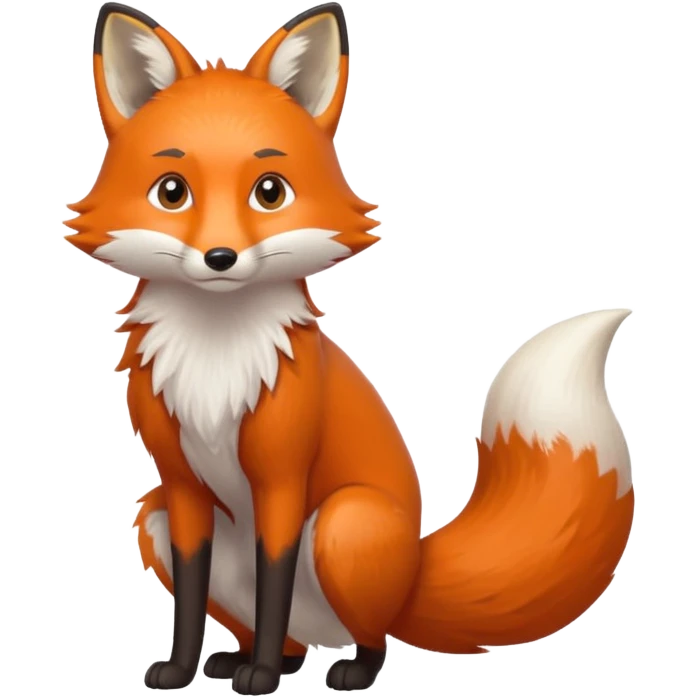 fox, front view emoji