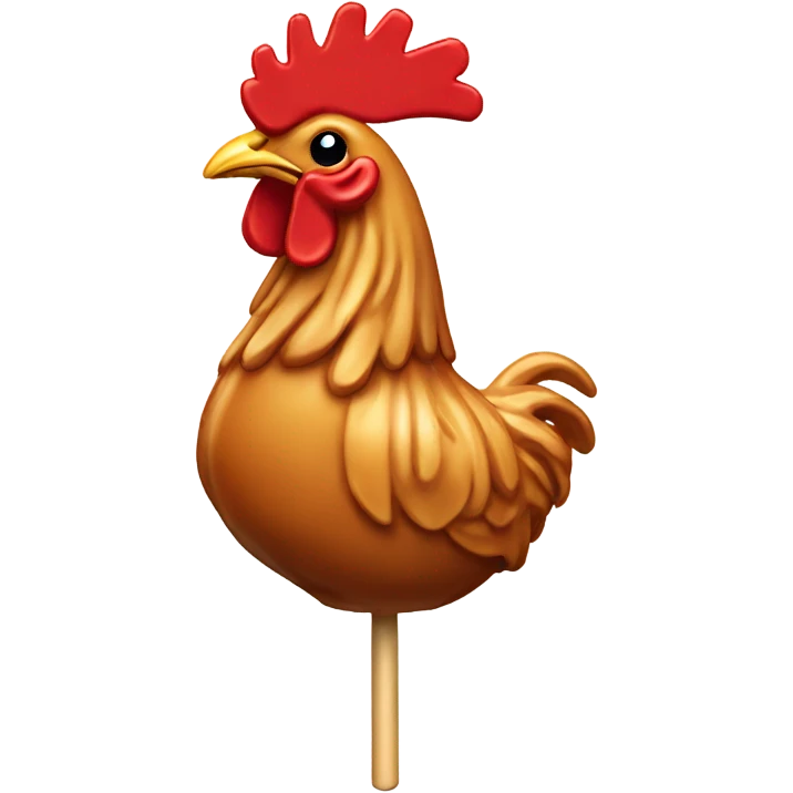 caramel lollipop cockerel emoji