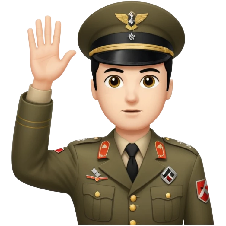 Nazi salut Hitler emoji