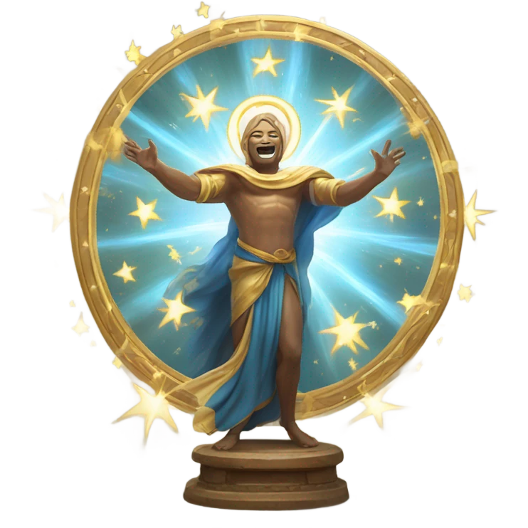 star spinning god emoji