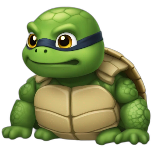 Tortues ninja qui rigole emoji