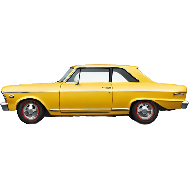 1964 white Chevy nova emoji