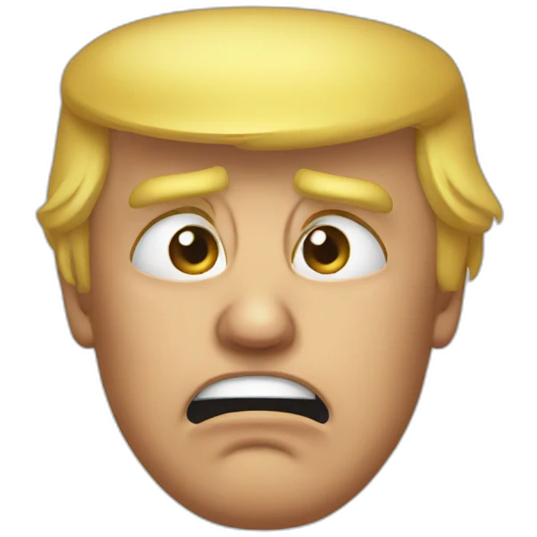 Donald Trump crying emoji