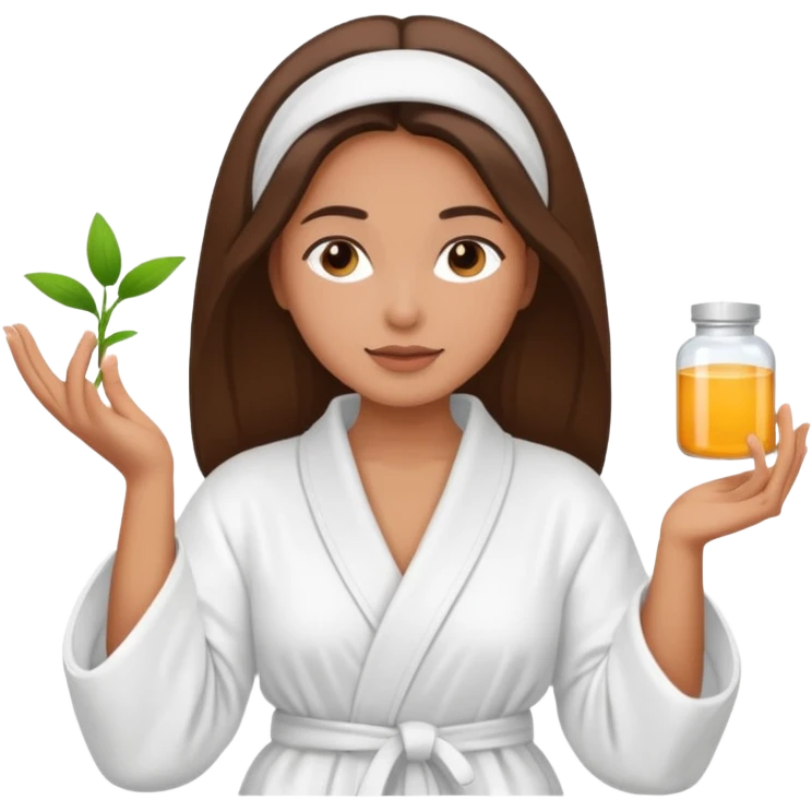 Perempuan lagi selfcare (tapi yang lebih ketutup) emoji
