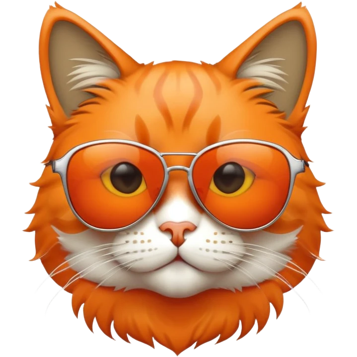 cool cat wearing sunglasses emoji