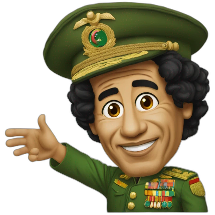 muammar gaddafi emoji