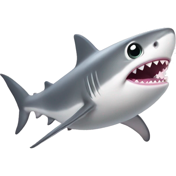 Light-pink baby shark emoji