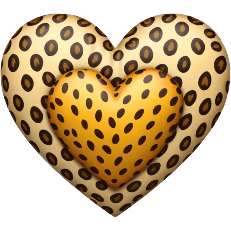 cuore leopardato emoji