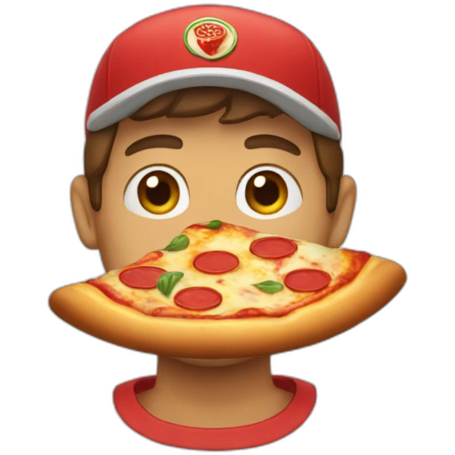 Pizza man emoji