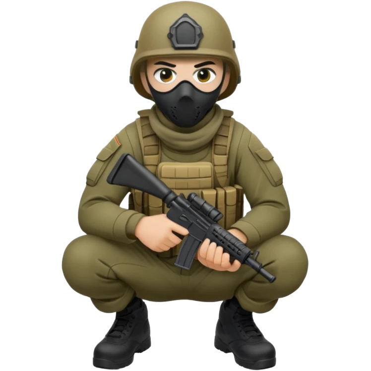 soldier-crouching-with-tactical-mask emoji