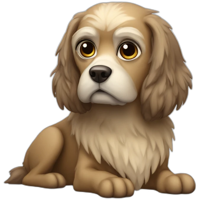 griffon dog philosopher emoji