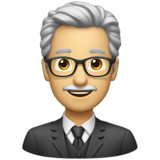 La calvitie d'un prof emoji