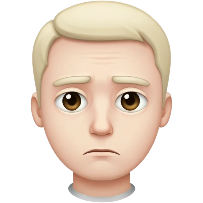Sad man emoji