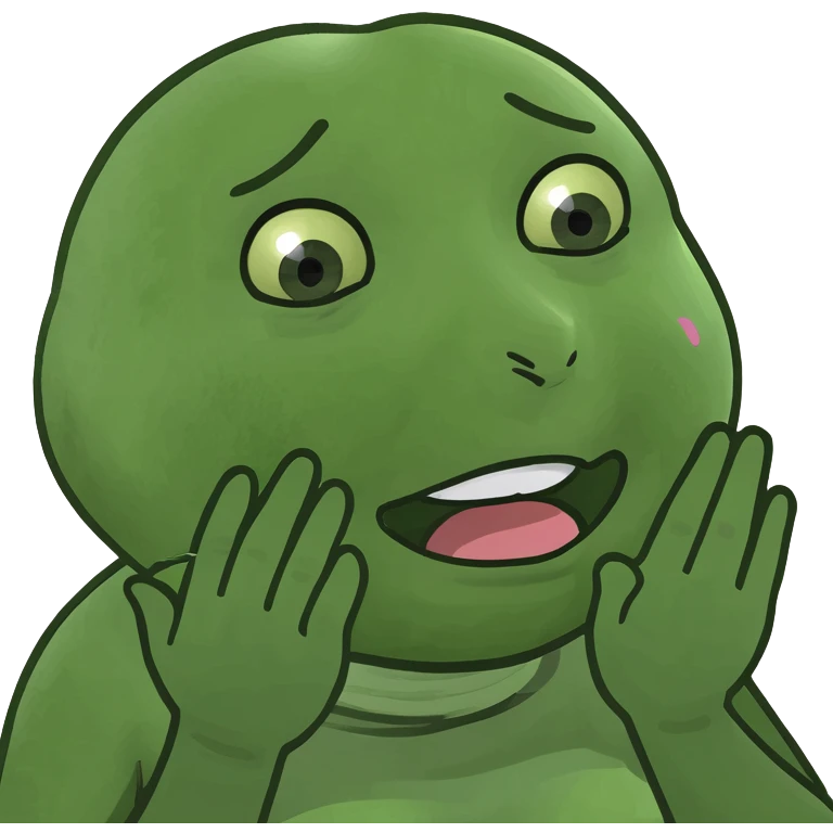 Emoji choking herself with her hands emoji
