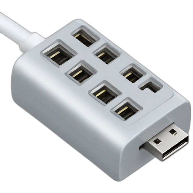 USB hub emoji