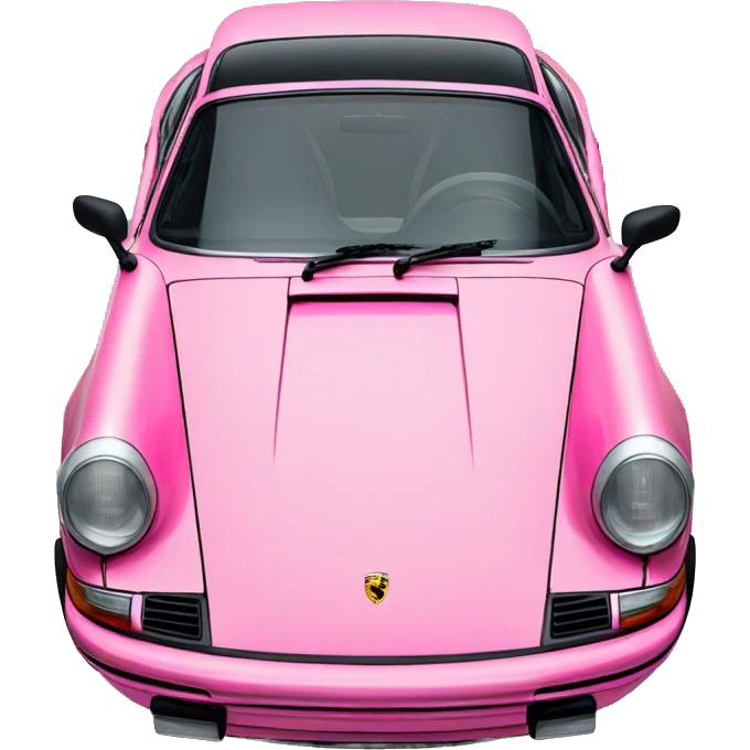 Porsche 911 pink  emoji