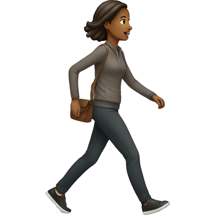 a woman walking emoji
