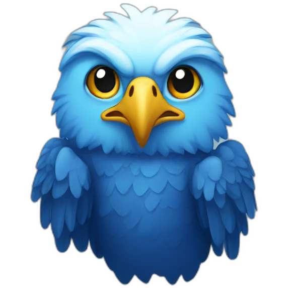 blue eagle emoji