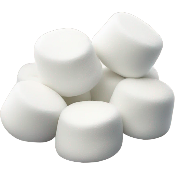 bunch of marshmellow emoji