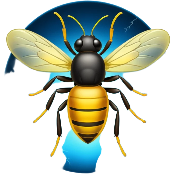 Lightening bug emoji