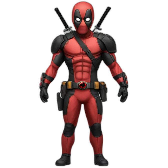 Hyper-realistic- deapool emoji