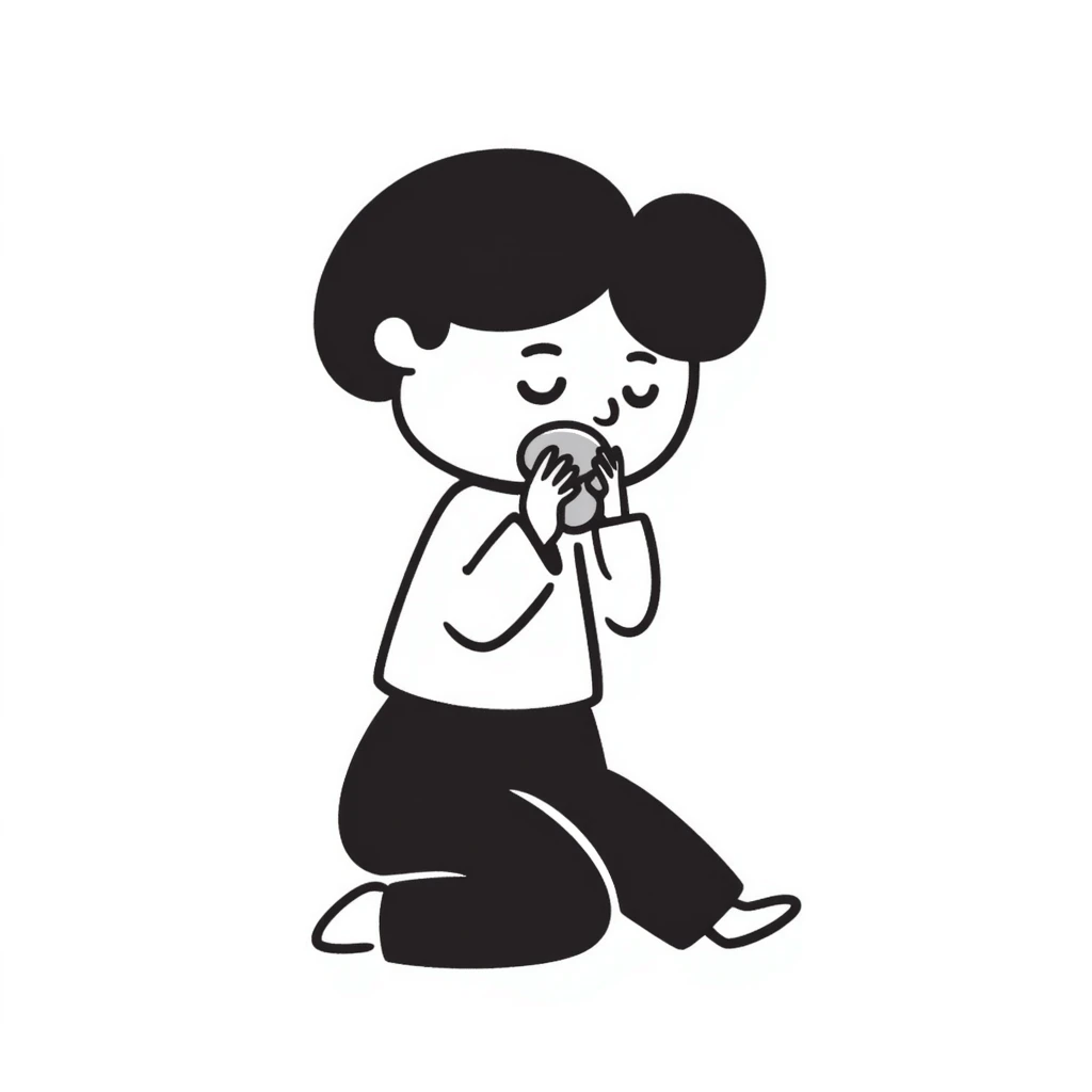chupeta, hand drawn doodle style emoji