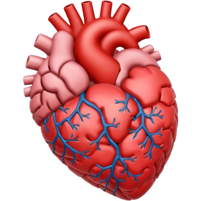 Brain and heart emoji