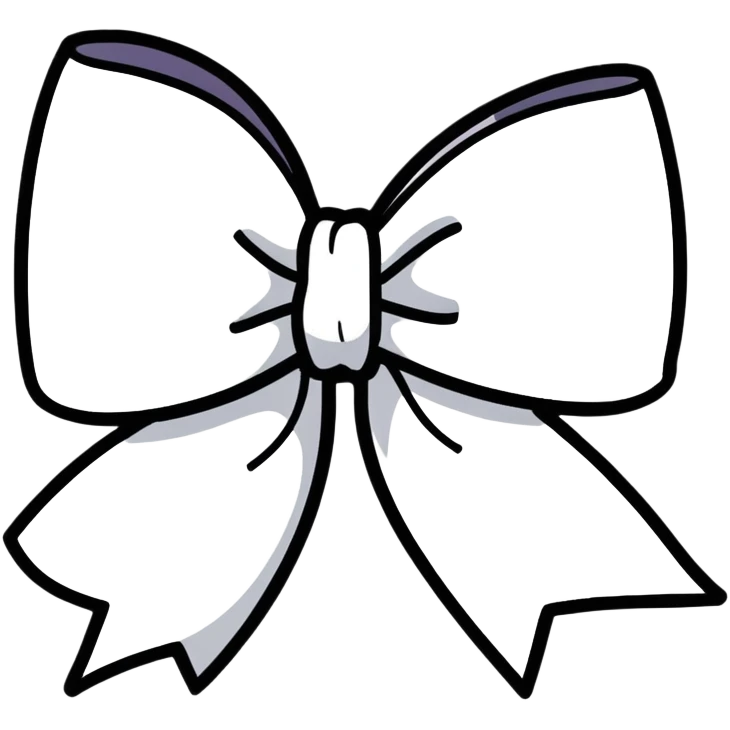 Coquette Bow￼ emoji