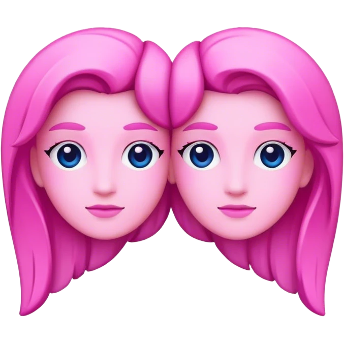 gemeni like pink logo emoji