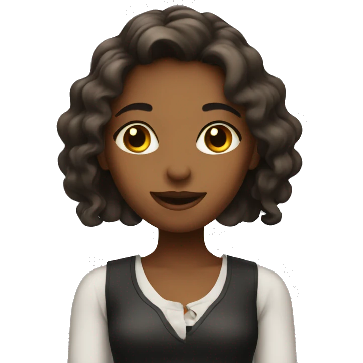 Girl at happy hour emoji