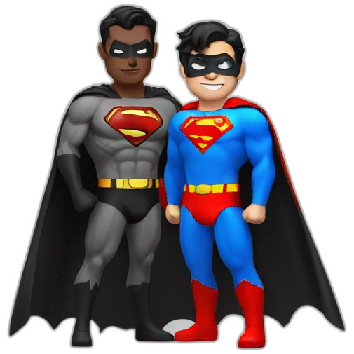 superman+batman emoji