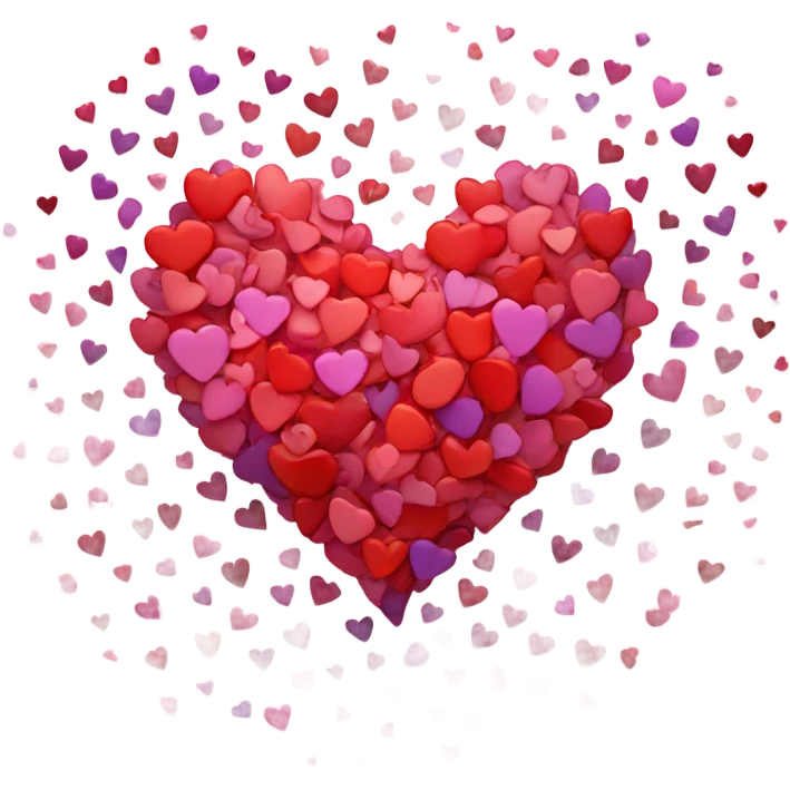 Heart full of hearts emoji