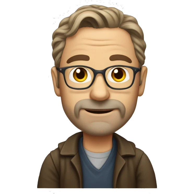 European 40 years old writer emoji