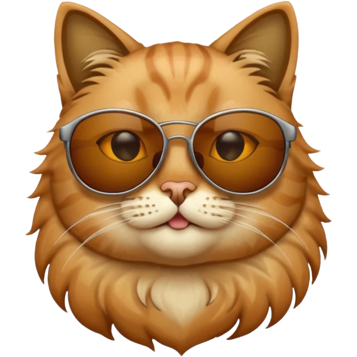 Cat wearing sunglasses emoji