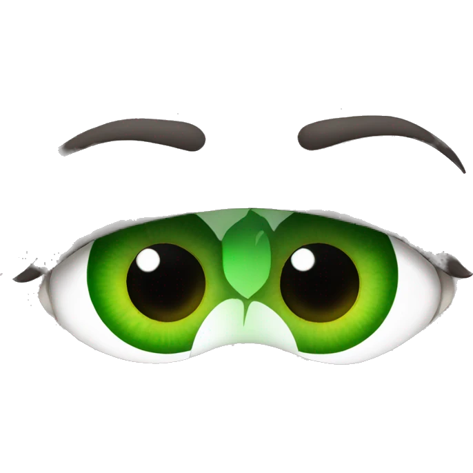 Green eyes  emoji