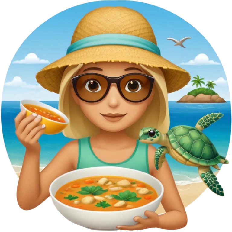 ⛱️🐢🍲 emoji