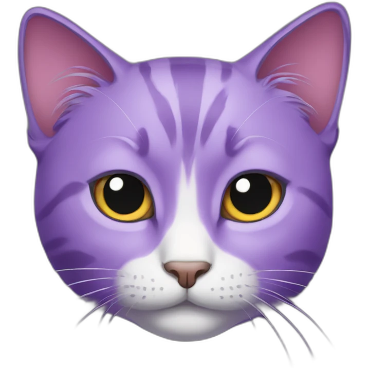 Purple cat emoji