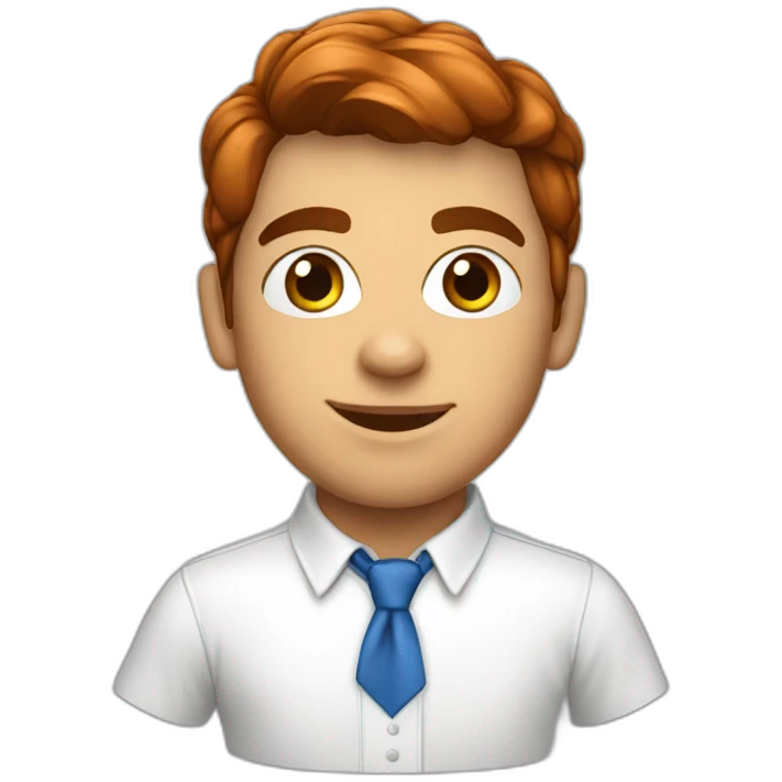 Spiderman en blouse blanche emoji
