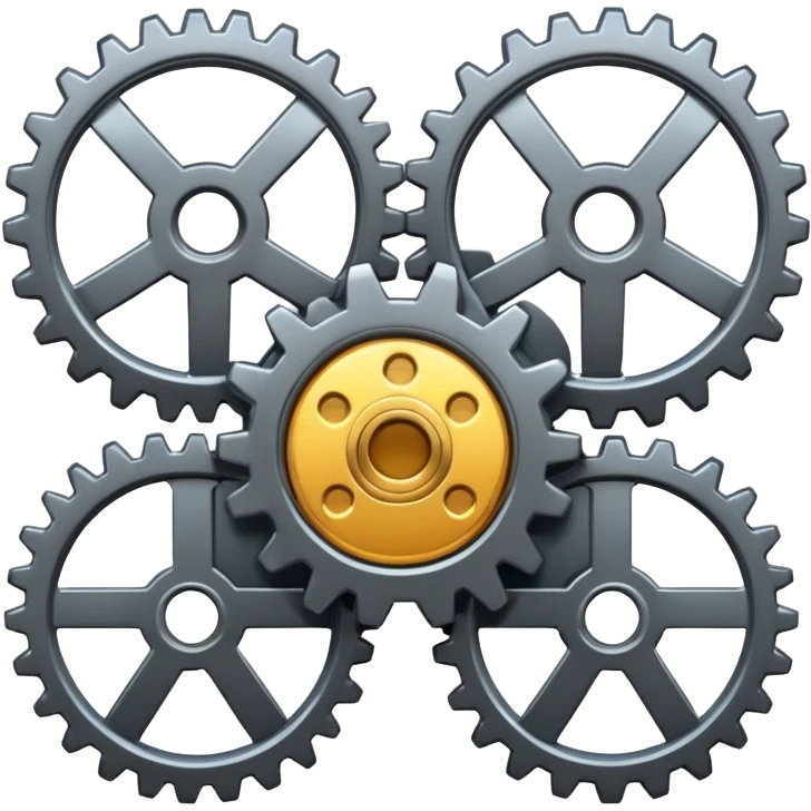 Pignon de mécanique emoji