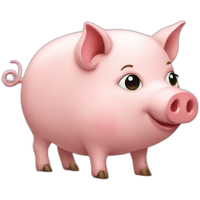 pig donate cash emoji