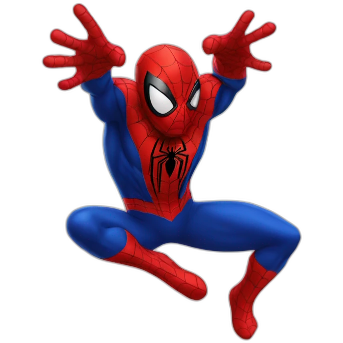 Spiderman cute emoji