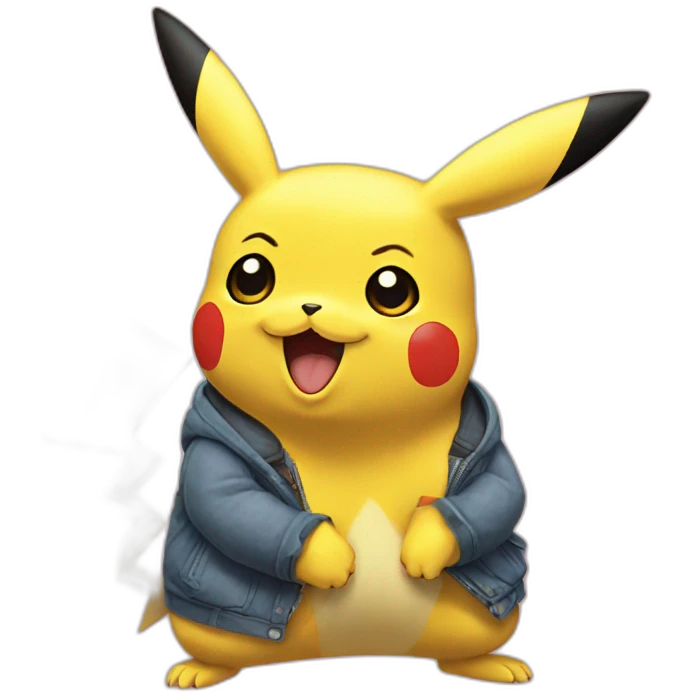 Pikachu gros emoji