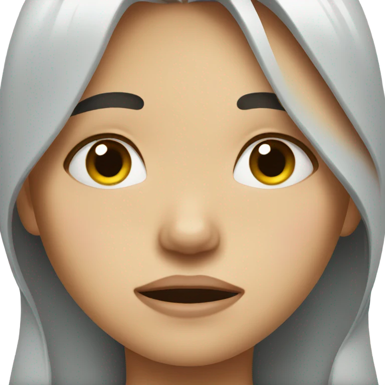 Girl crying  emoji