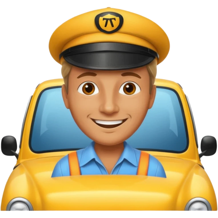 taxi driver emoji
